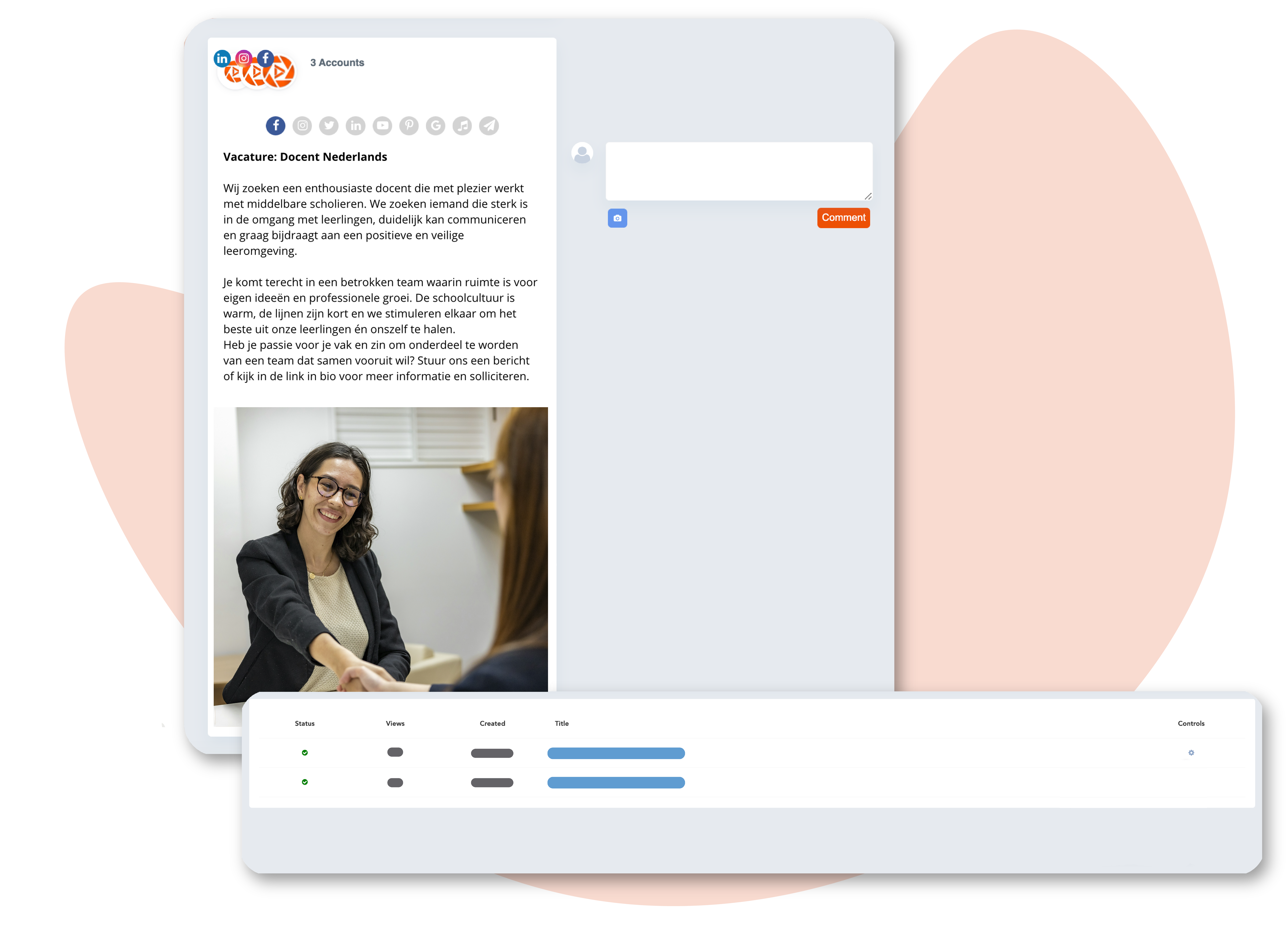 Publiceren en inplannen met Fellow Social Media Planner