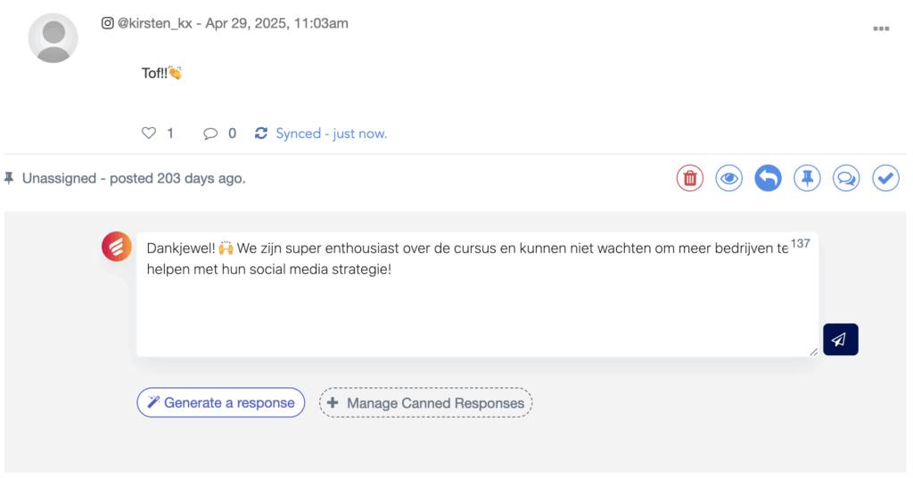 Publiceren en inplannen met Fellow Social Media Planner