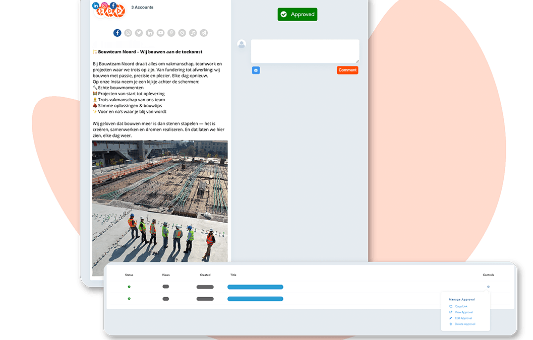 social media voor bouw en infra