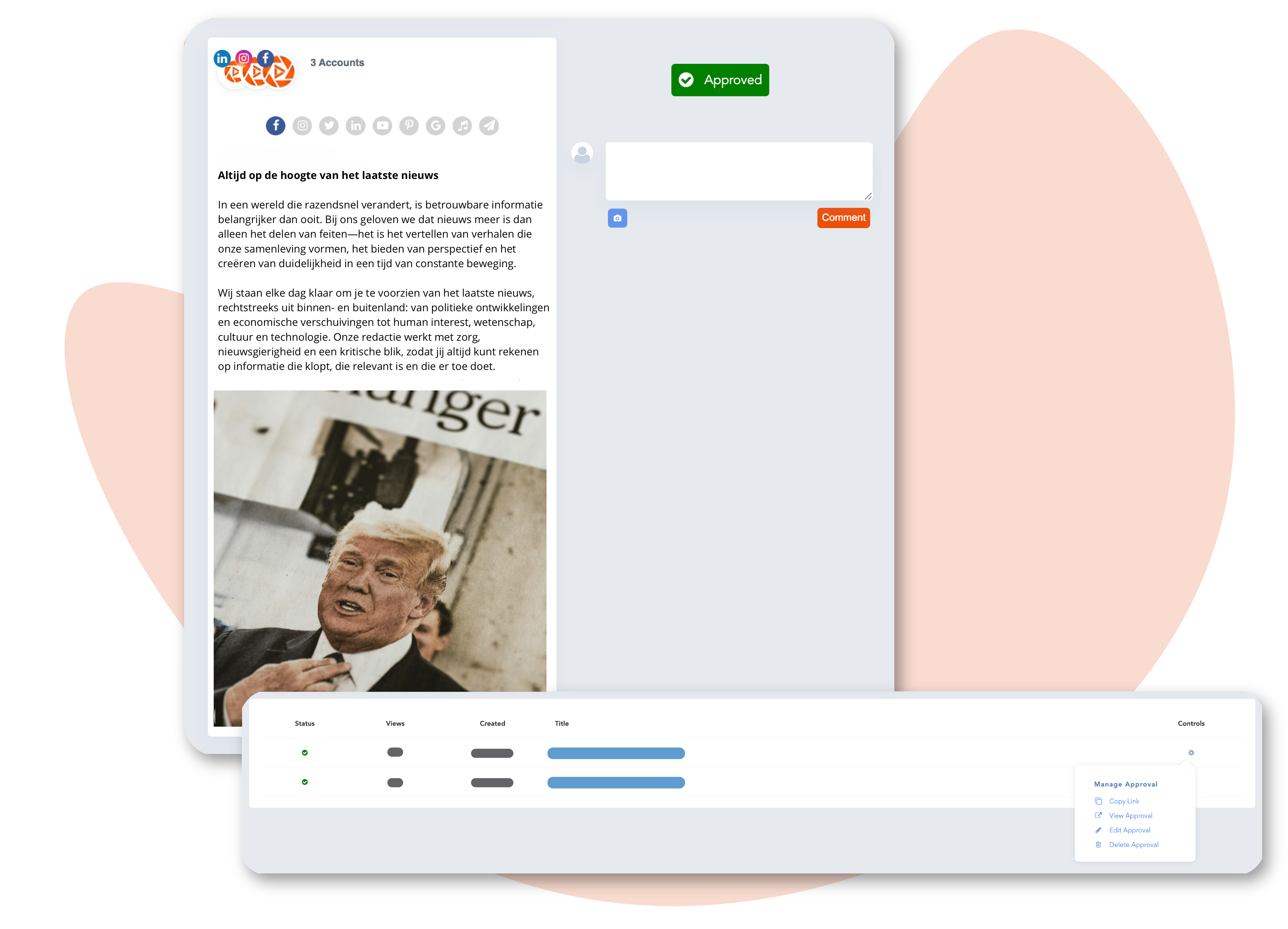 social media voor nieuws en media