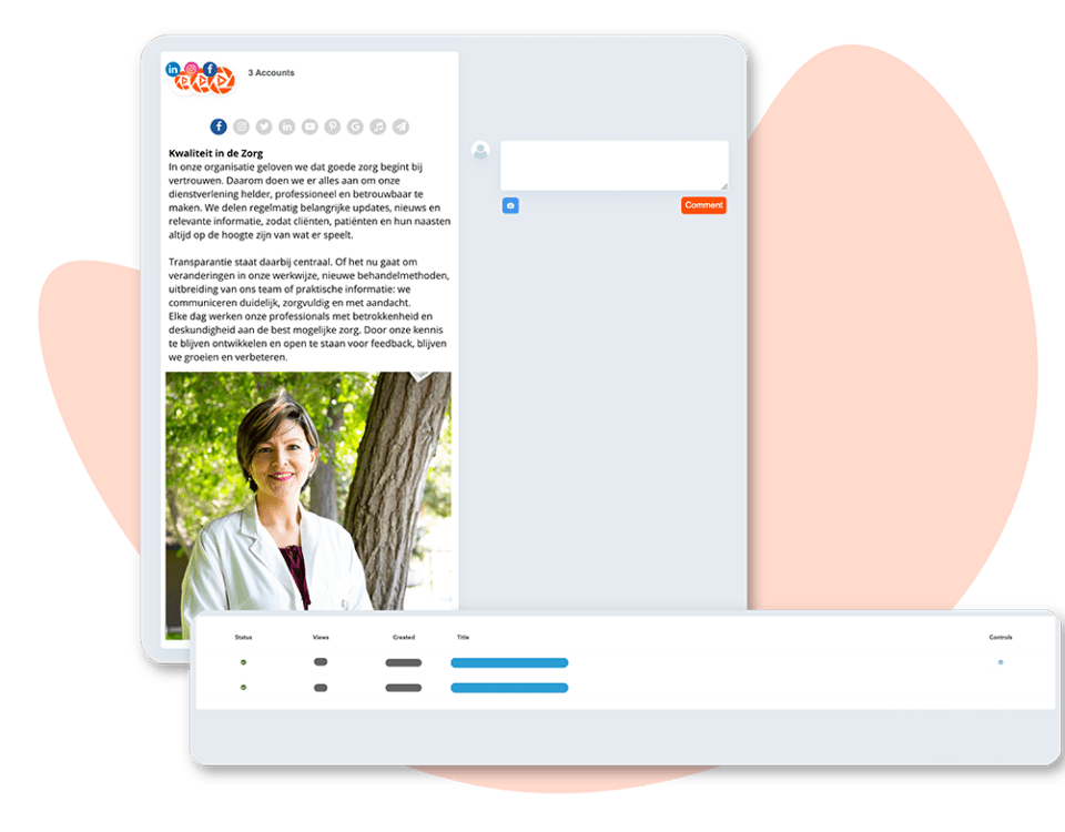 Social media tool zorg en welzijn