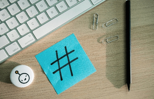 Hashtags en keywords